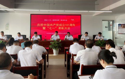 市国资公司召开庆祝中国共产党成立101周年暨“七一”表彰大会